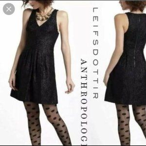 NWOT Liefsdottir for Anthropologie Black Dress